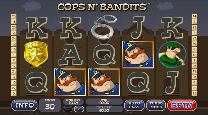 Cops and Bandits Игровой Автомат. 