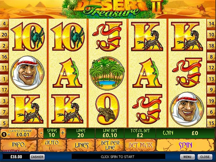 Desert Treasure 2 Игровой Автомат. 