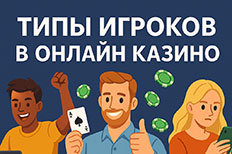Типы игроков в онлайн казино.